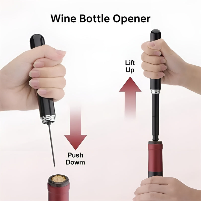 Apribottiglie a Pressione d'Aria AeroCork Accessorio per Bottiglie di Vino