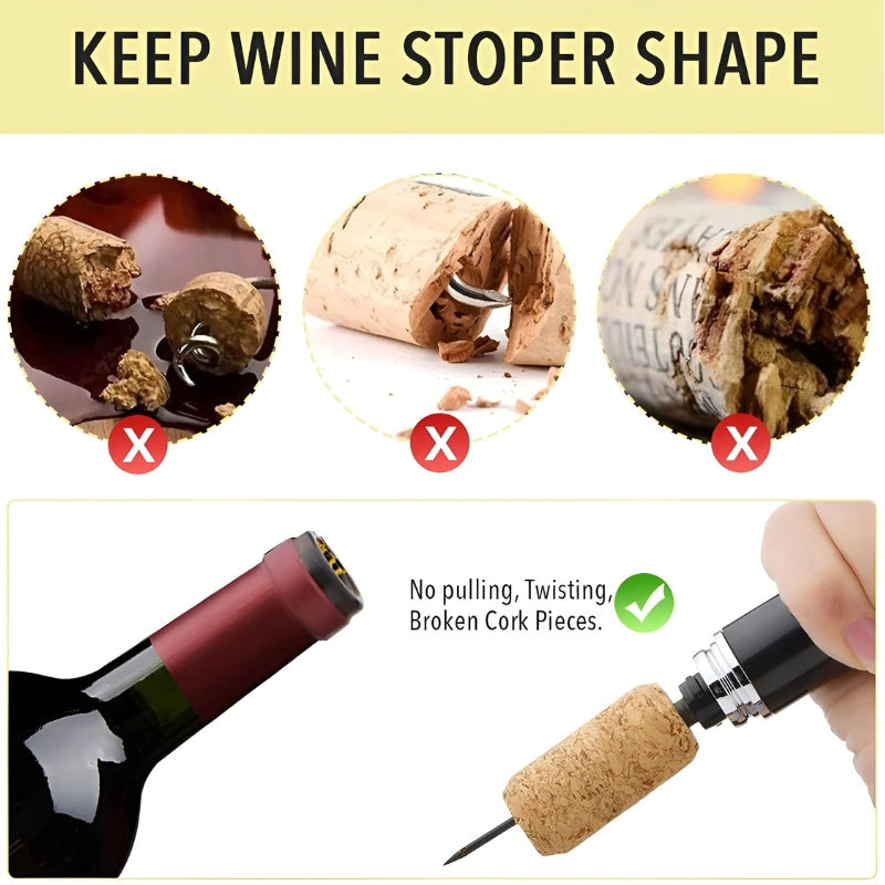 Apribottiglie a Pressione d'Aria AeroCork Accessorio per Bottiglie di Vino