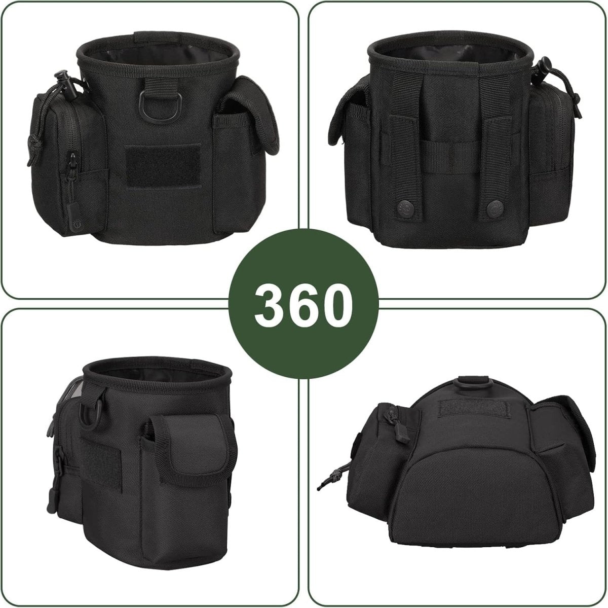 Sac de dressage pour animaux avec plusieurs poches Sac à friandises pour animaux