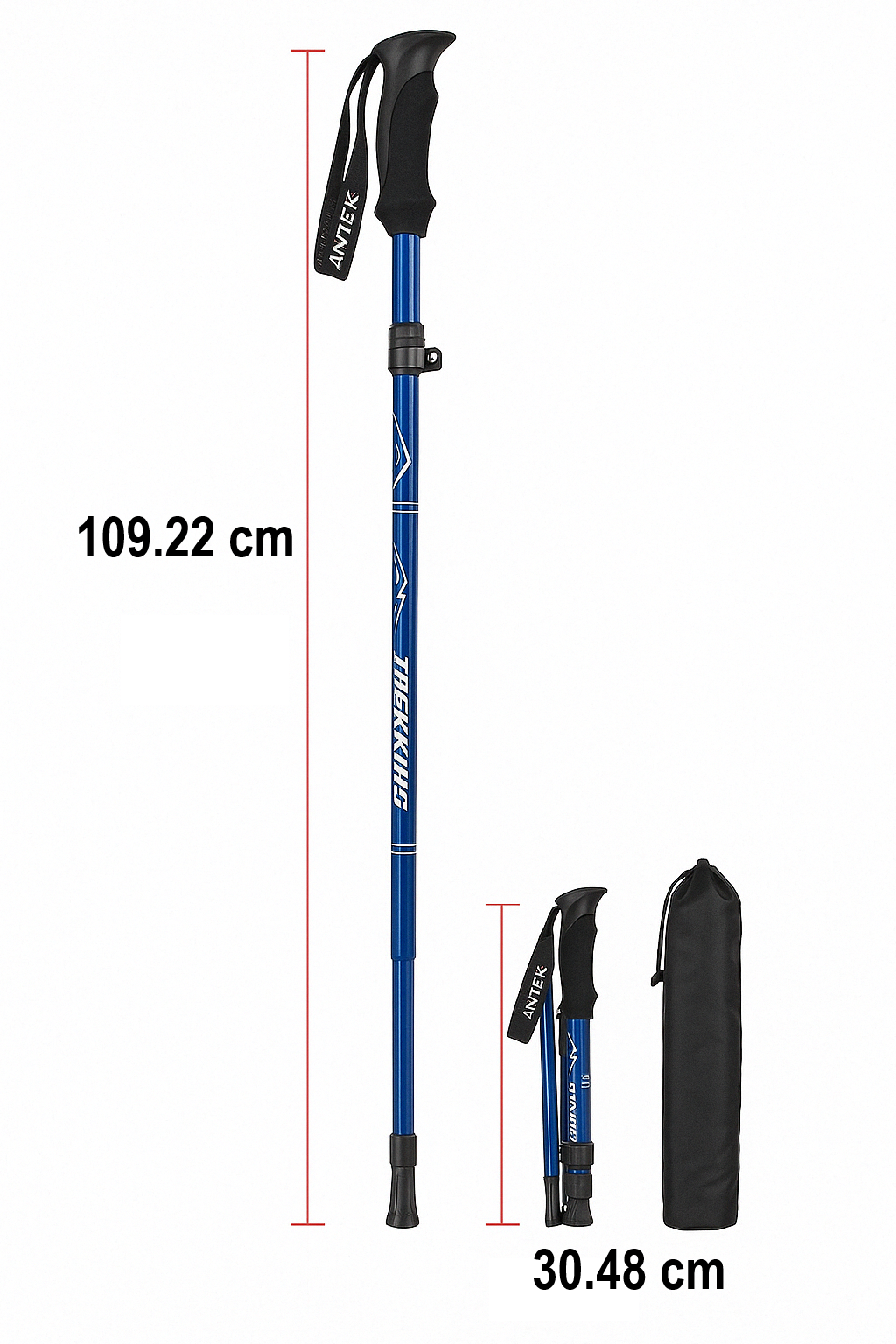 Tongkat Jalan Teleskopik SummitStride - TrailMaster