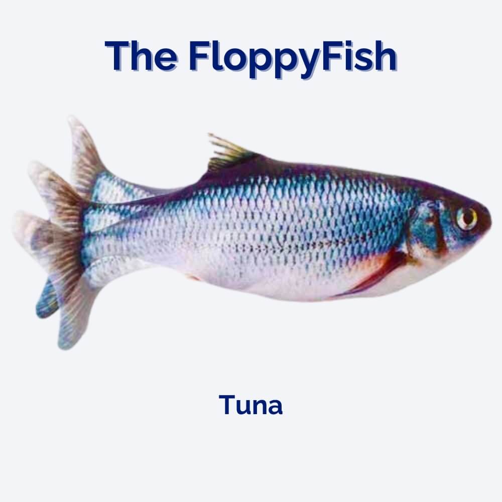 Floppy Fin interaktiv hundleksak för lekfulla hundar