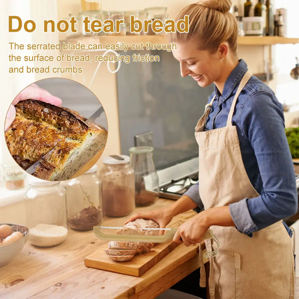 CrumbCraft A Tökéletes Kenyérvágó Kés a Hibátlan Szeleteléshez SlicePro