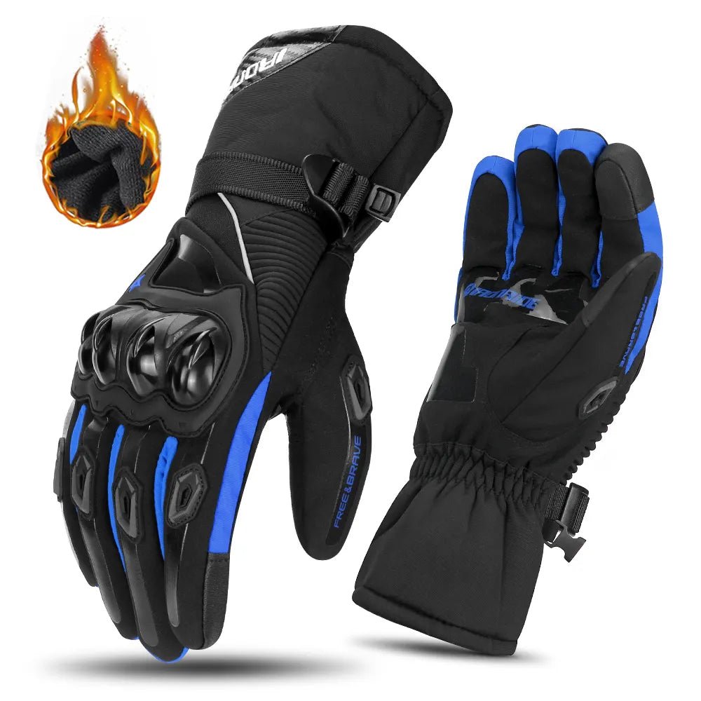 Mănuși de motocicletă PolarGuard impermeabile pentru iarnă cu protecție izolată