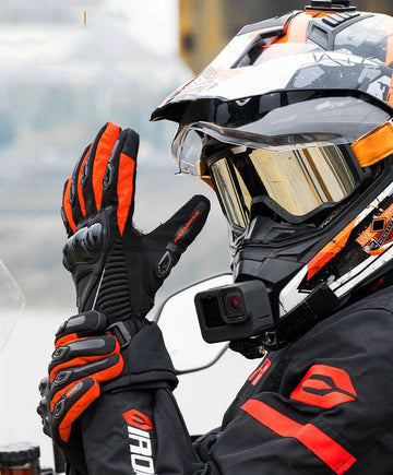 thermo handschuhe motorrad PolarGuard wasserdichte Winter-Motorradhandschuhe mit isolierendem Sch – orntli