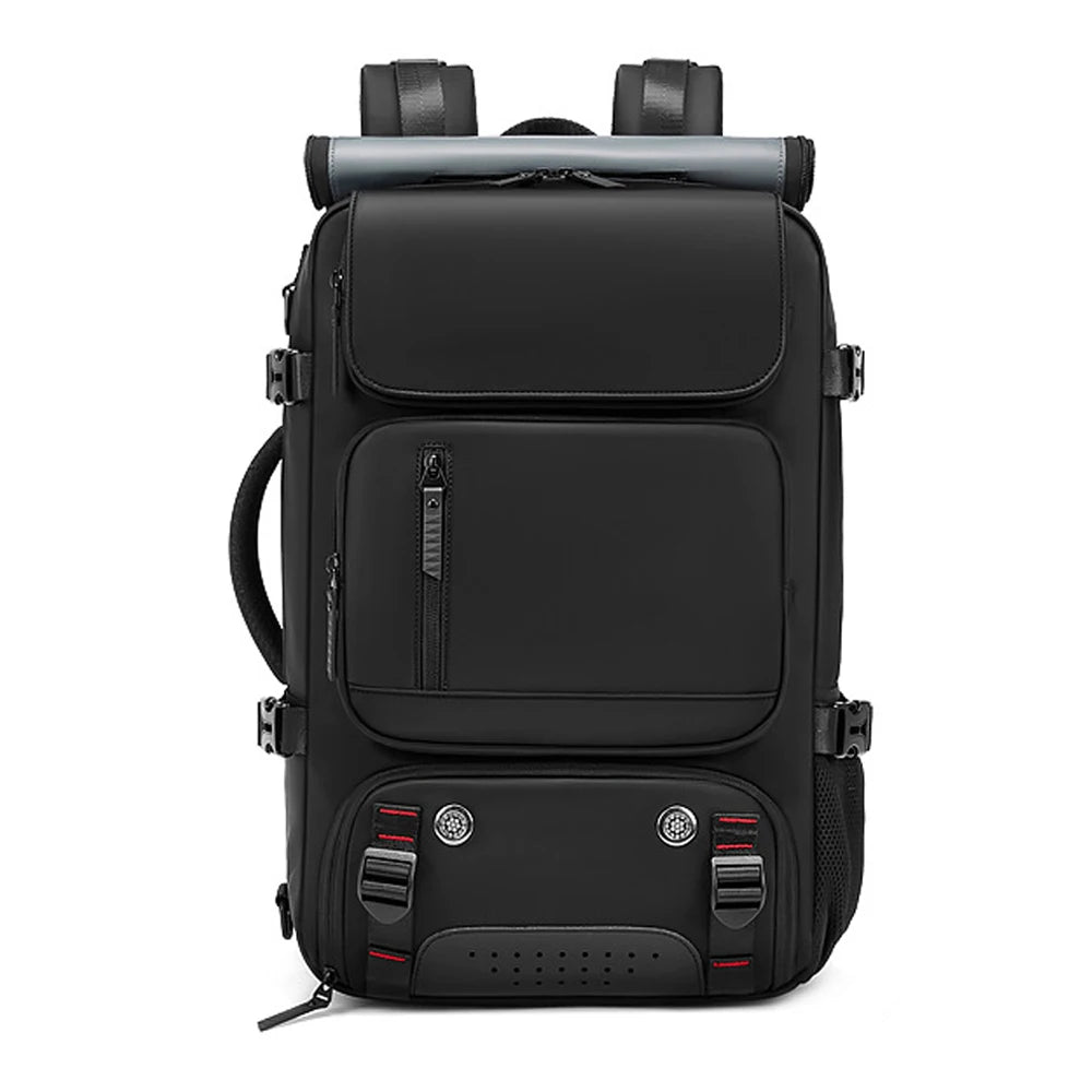 حقيبة ظهر مقاومة للماء TrailNova TRAVELMAX مع منفذ USB وجيب مضاد للسرقة