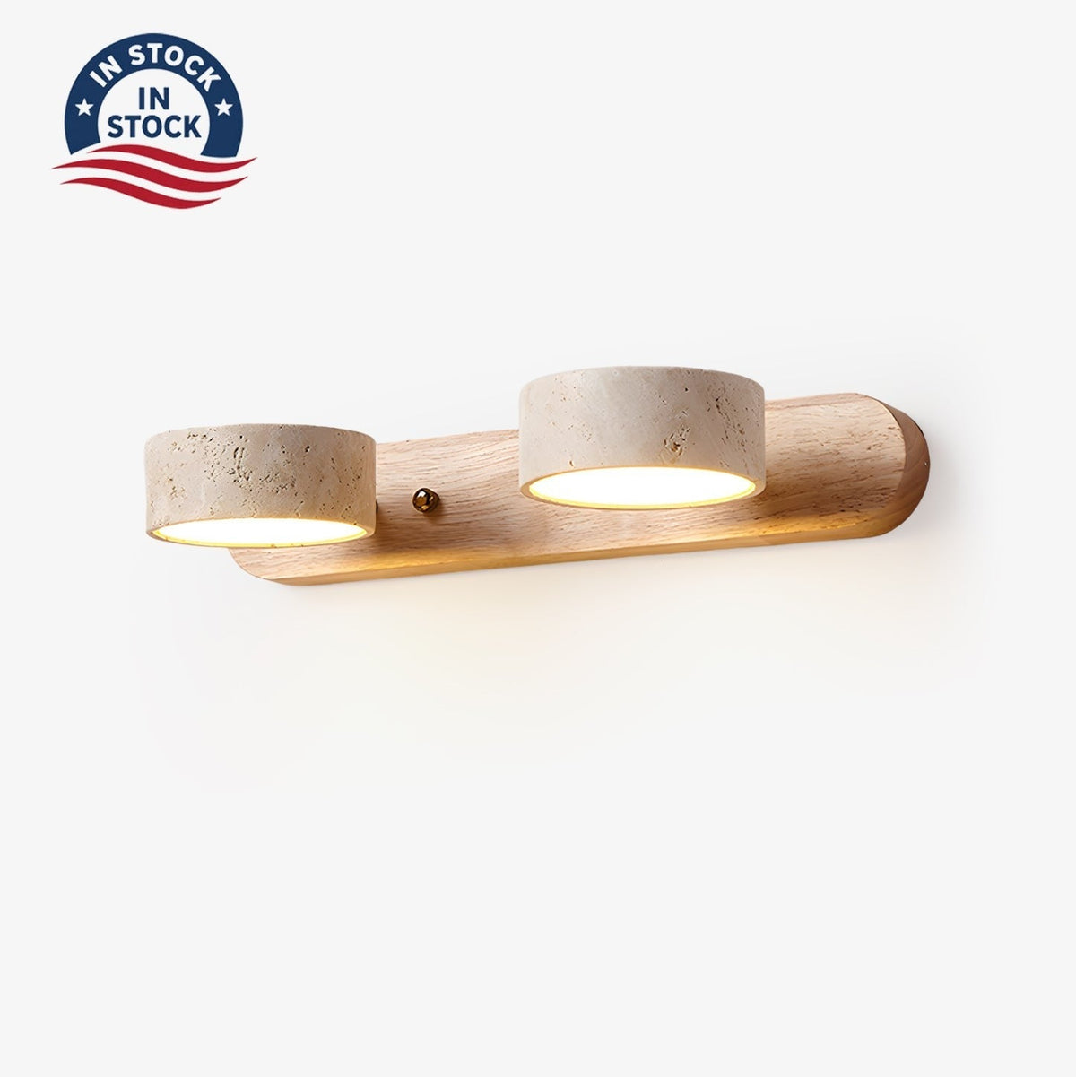 Travertine Duo Wall Light - Vakkerlight