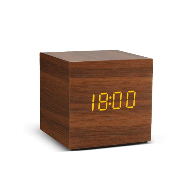 Jam Penggera LED Minimalis Pokok