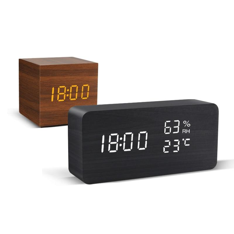 Jam Penggera LED Minimalis Pokok