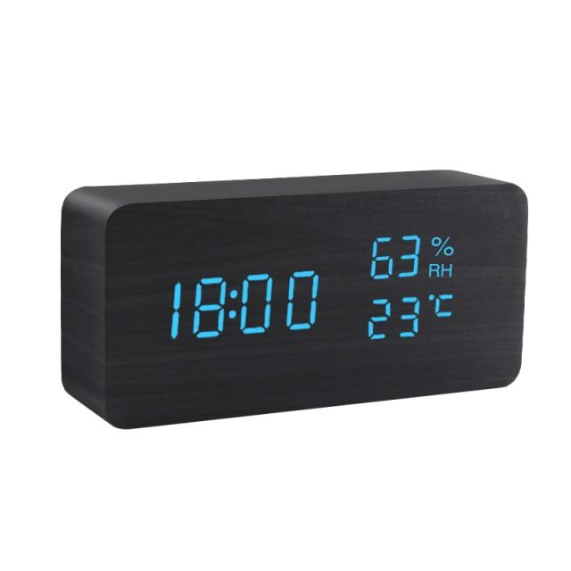 Jam Penggera LED Minimalis Pokok