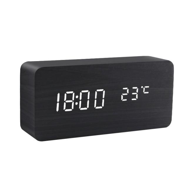 Jam Penggera LED Minimalis Pokok