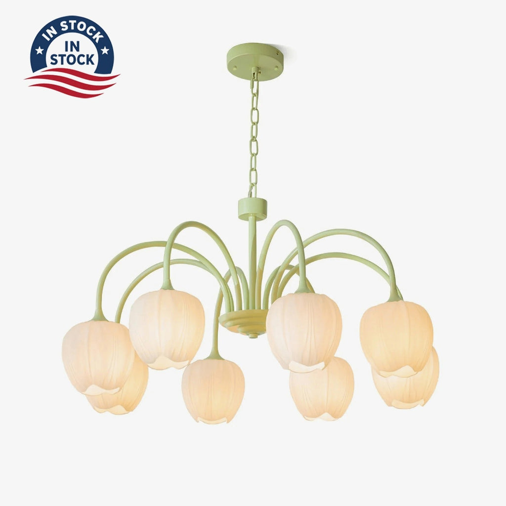 Tulip Matcha Chandelier - Vakkerlight