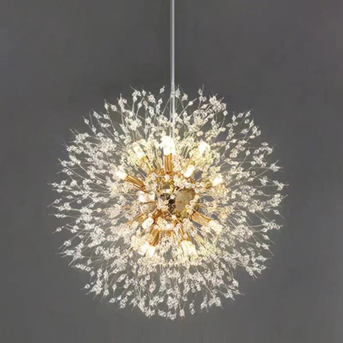 Starblossom - Candeeiro pendente LED de cristal para uma elegância celestial
