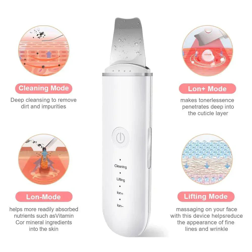 Ultrahangos bőrtisztító készülék
