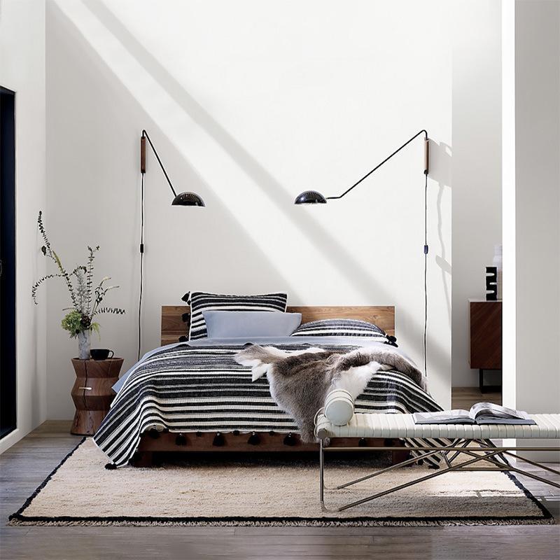 Urban šik zidna lampa s kljunom patke