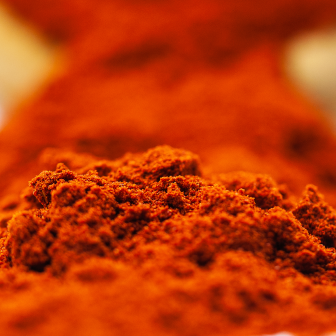 Close-up of mineral powder