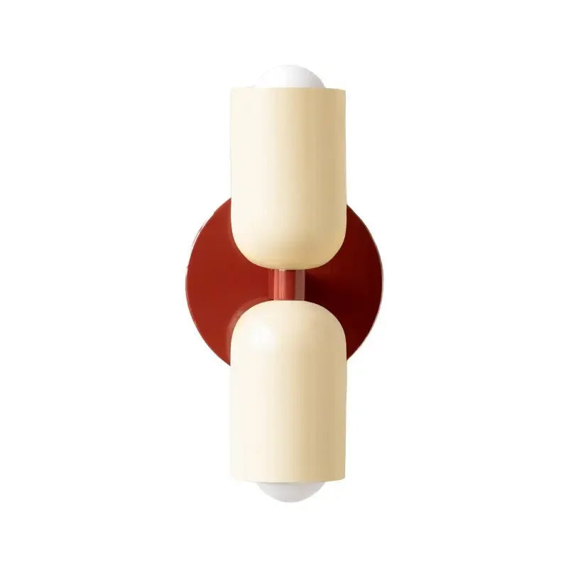 מנורת קיר Macaron – תאורה כלפי מעלה ומטה, E27, עד 8W, מתכת בצבעי פסטל