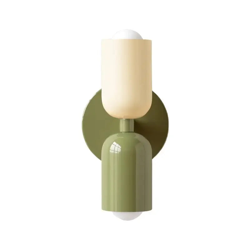 מנורת קיר Macaron – תאורה כלפי מעלה ומטה, E27, עד 8W, מתכת בצבעי פסטל