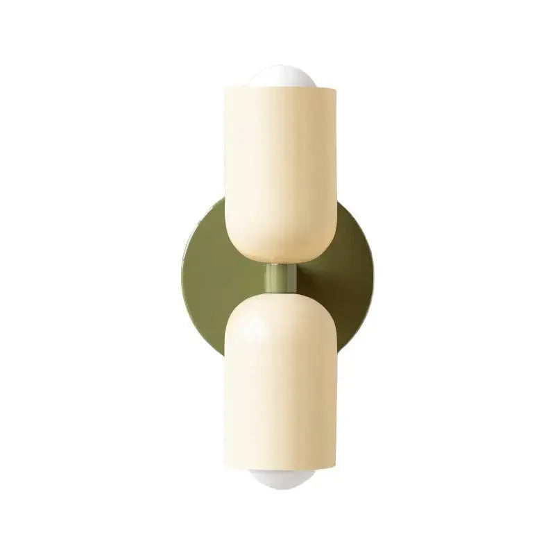 מנורת קיר Macaron – תאורה כלפי מעלה ומטה, E27, עד 8W, מתכת בצבעי פסטל