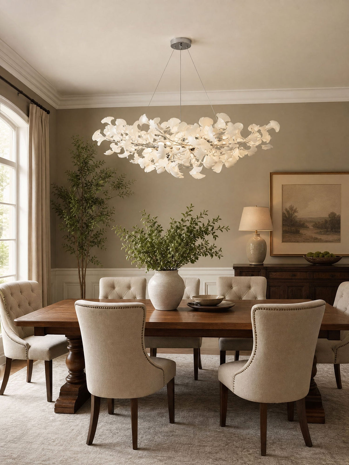 Horizon Bloom Gingko Chandelier – Organic Sculptural Branch Design