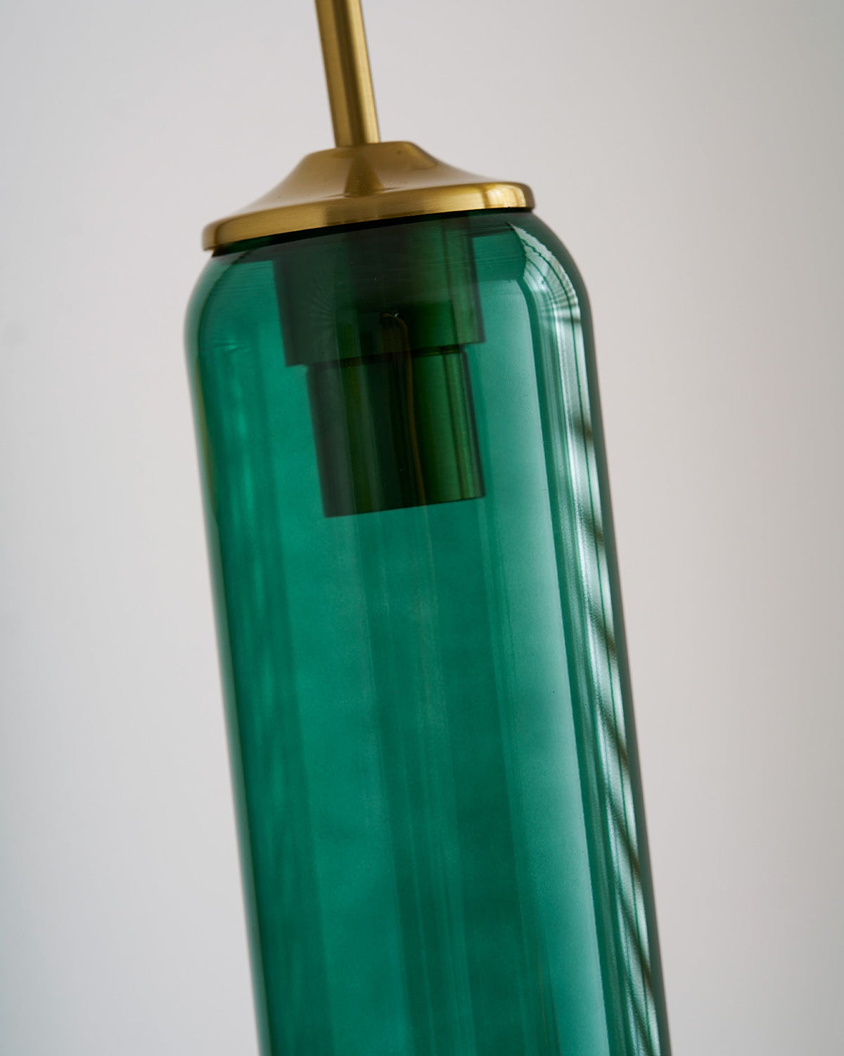 Stecker-Wandleuchte aus Glas, moderne zylindrische Form