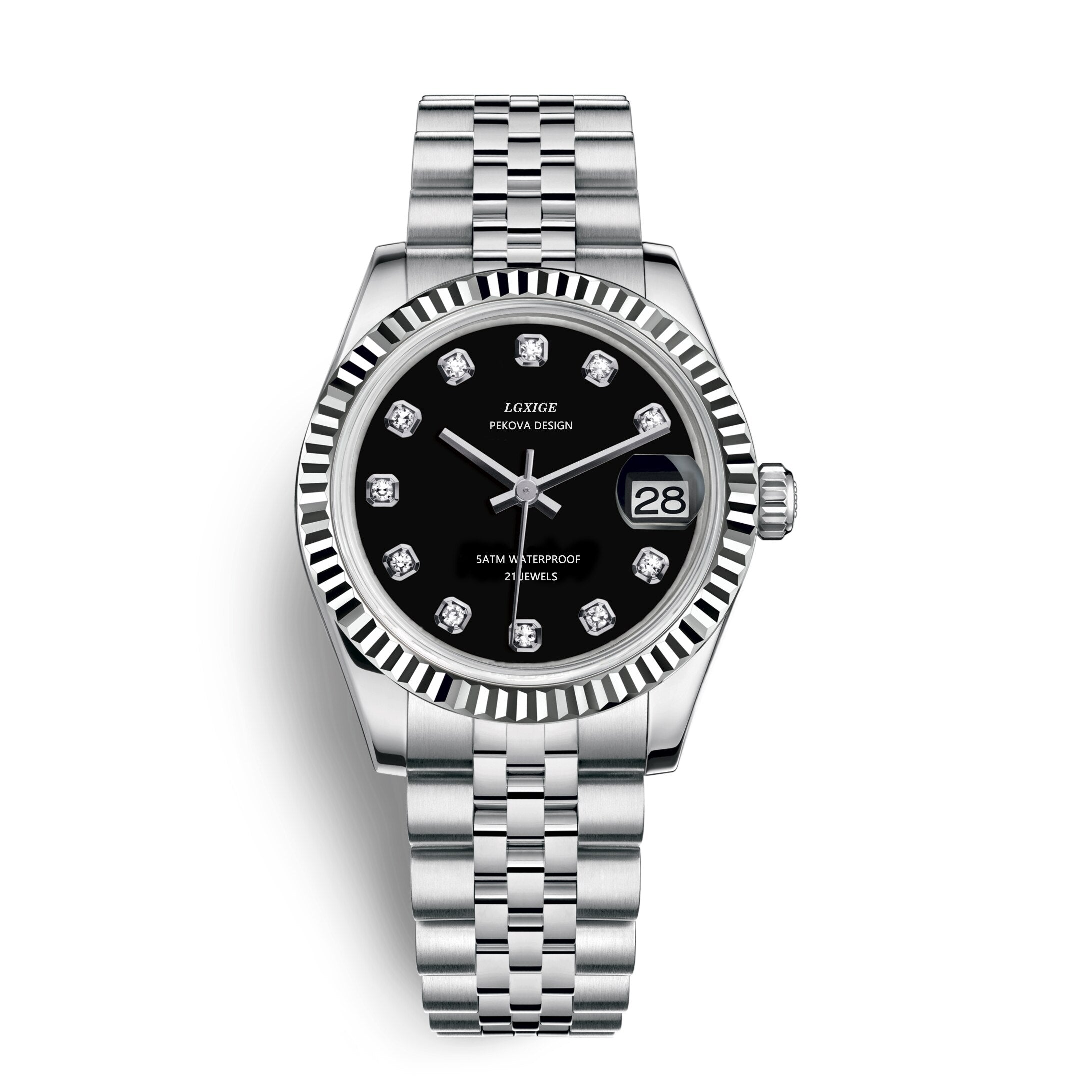 Nexa Armbanduhr aus Edelstahl mit klassischem Design