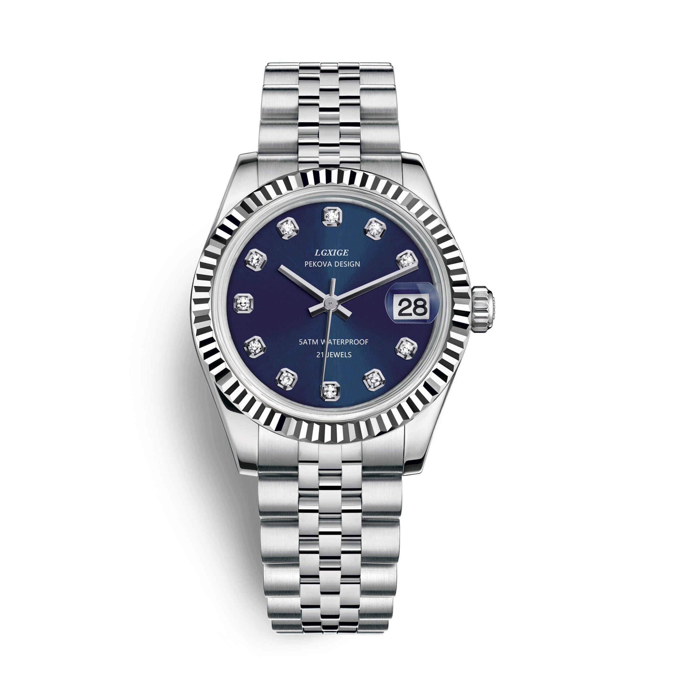 Nexa Armbanduhr aus Edelstahl mit klassischem Design