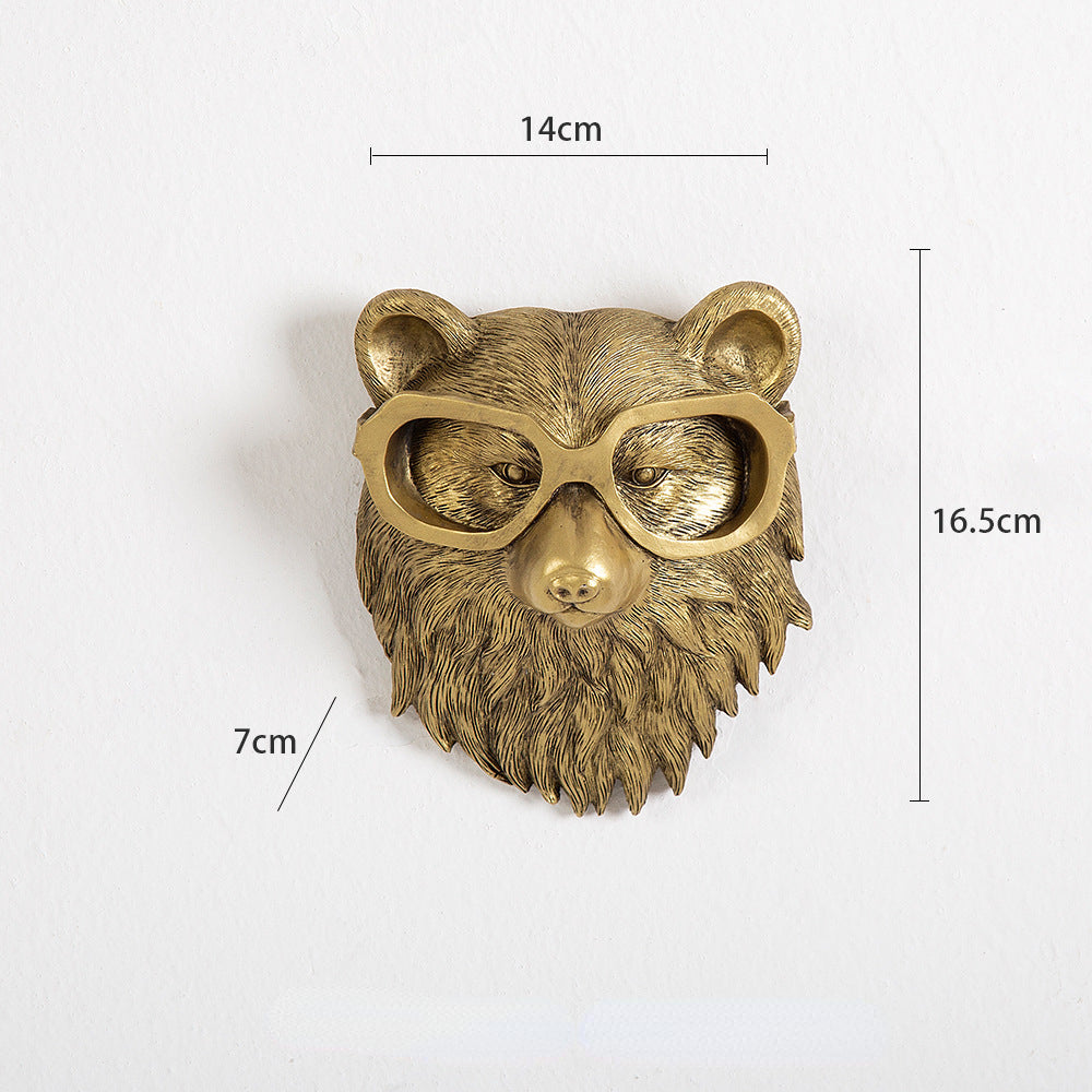 Frankie a szarvas fej falra szerelhető dísz