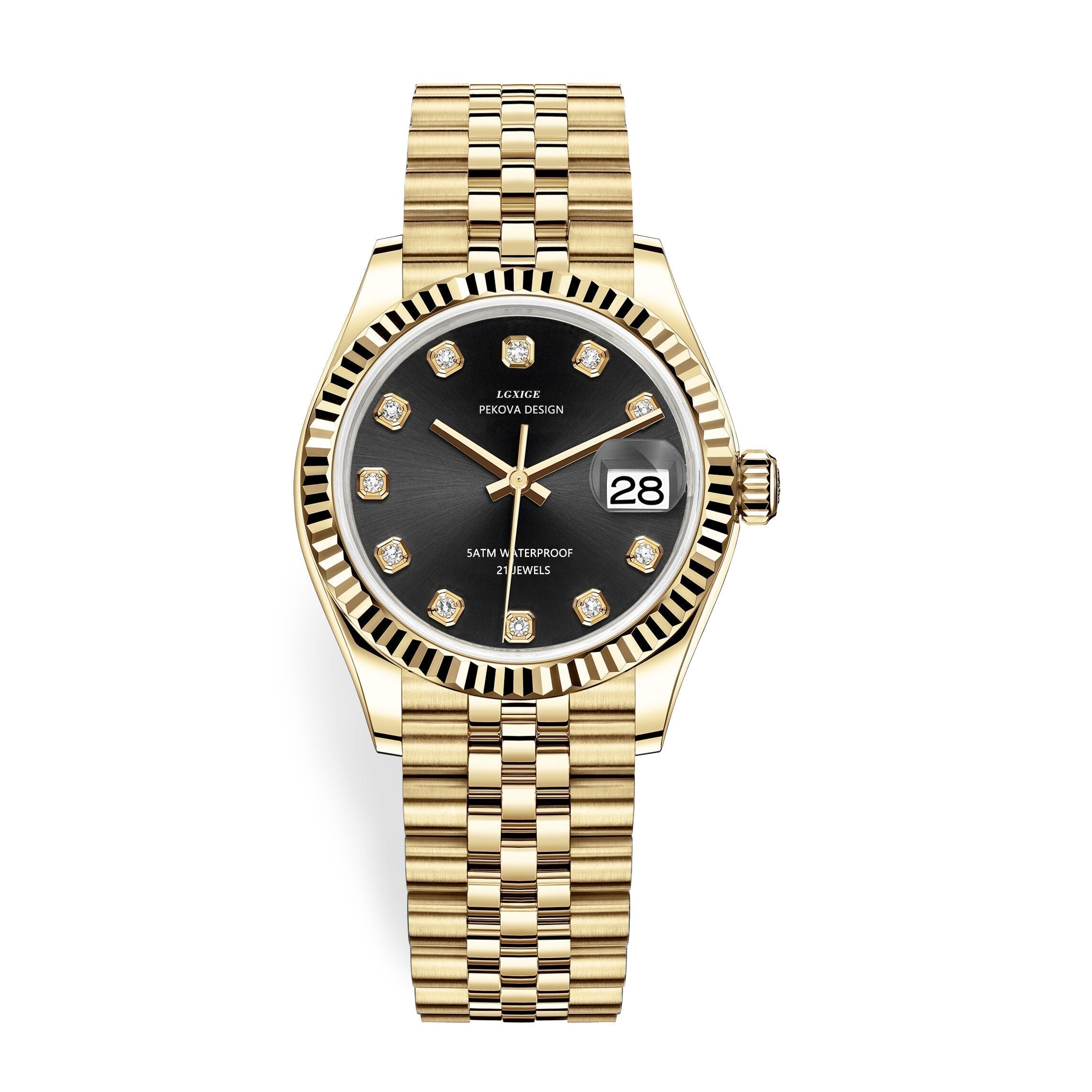 Nexa Armbanduhr aus Edelstahl mit klassischem Design