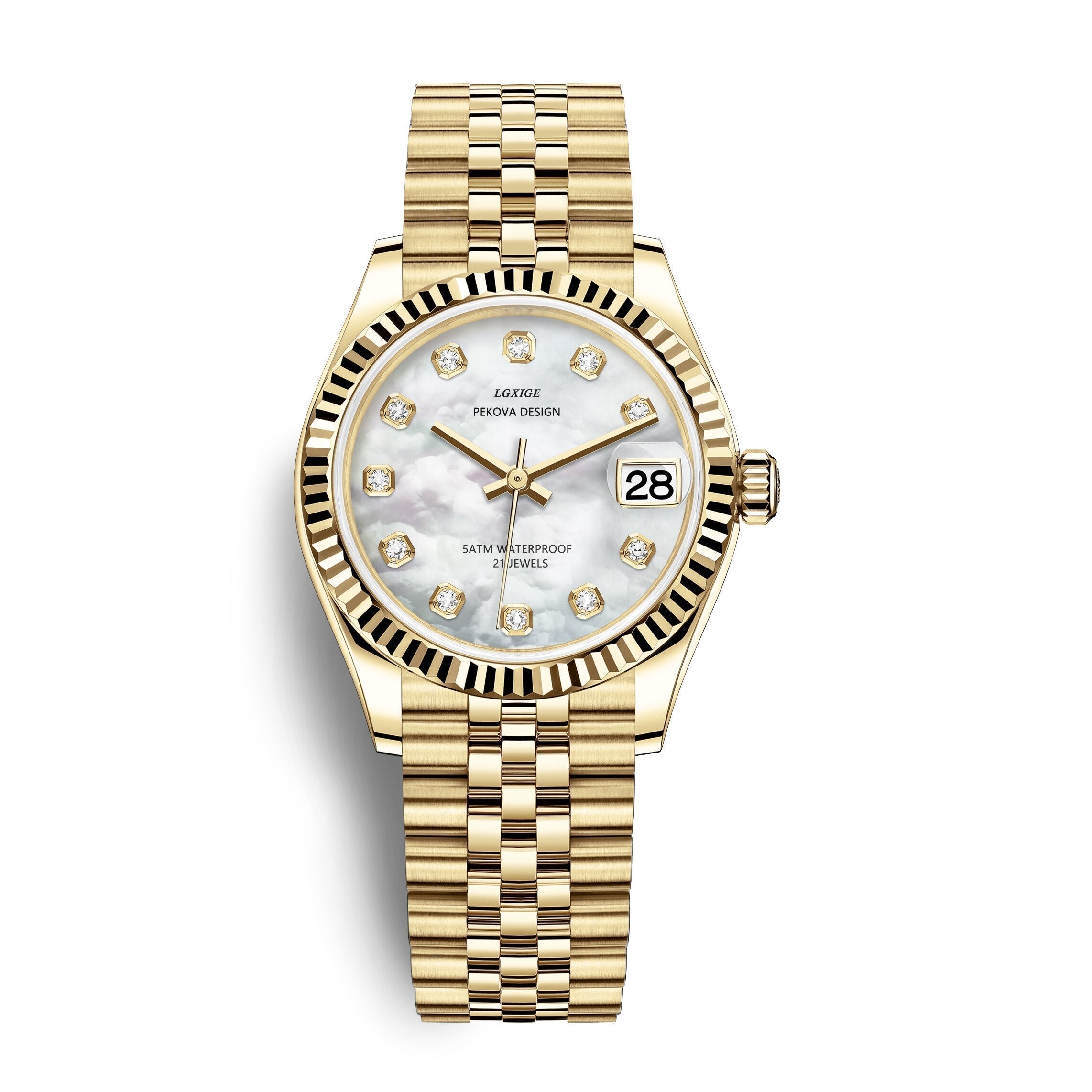 Nexa Armbanduhr aus Edelstahl mit klassischem Design