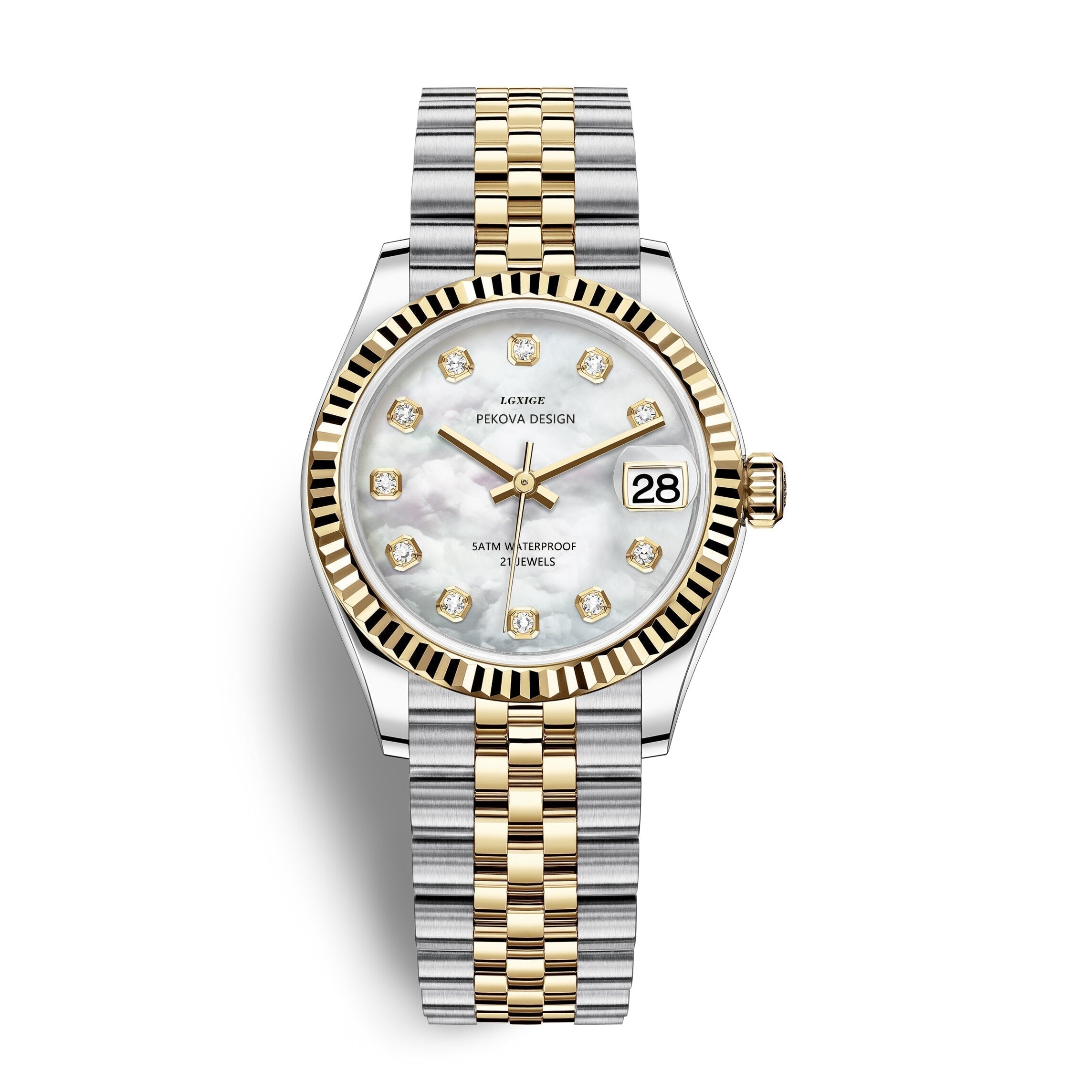 Nexa Armbanduhr aus Edelstahl mit klassischem Design