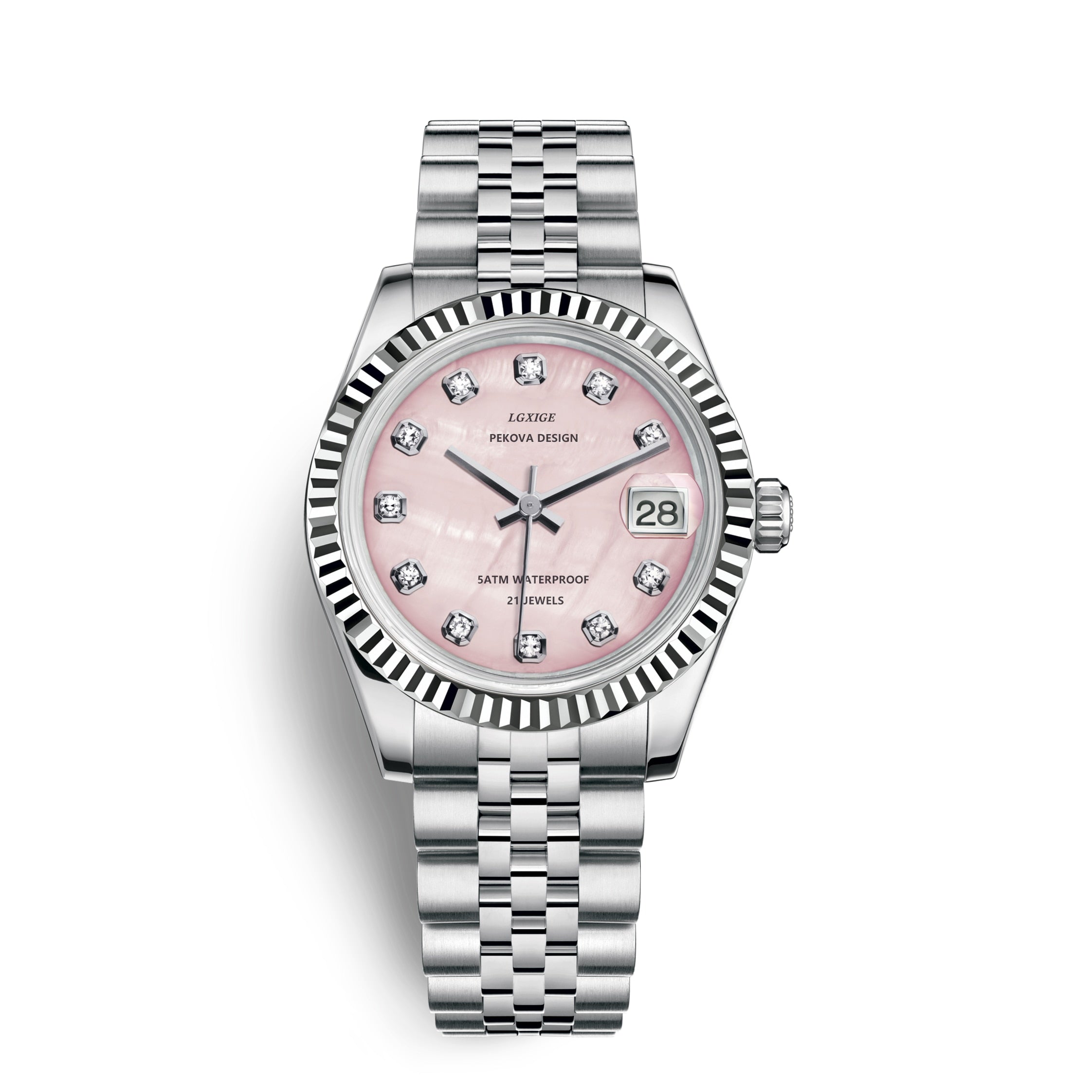 Nexa Armbanduhr aus Edelstahl mit klassischem Design