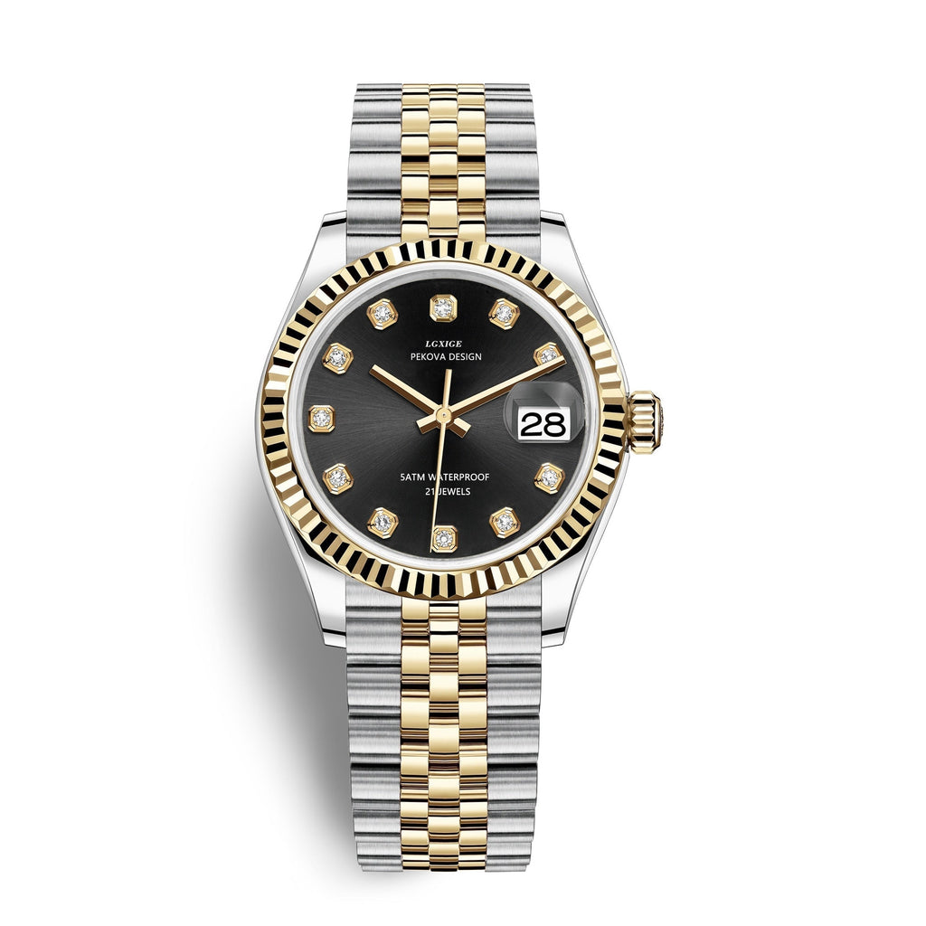 Nexa Armbanduhr aus Edelstahl mit klassischem Design