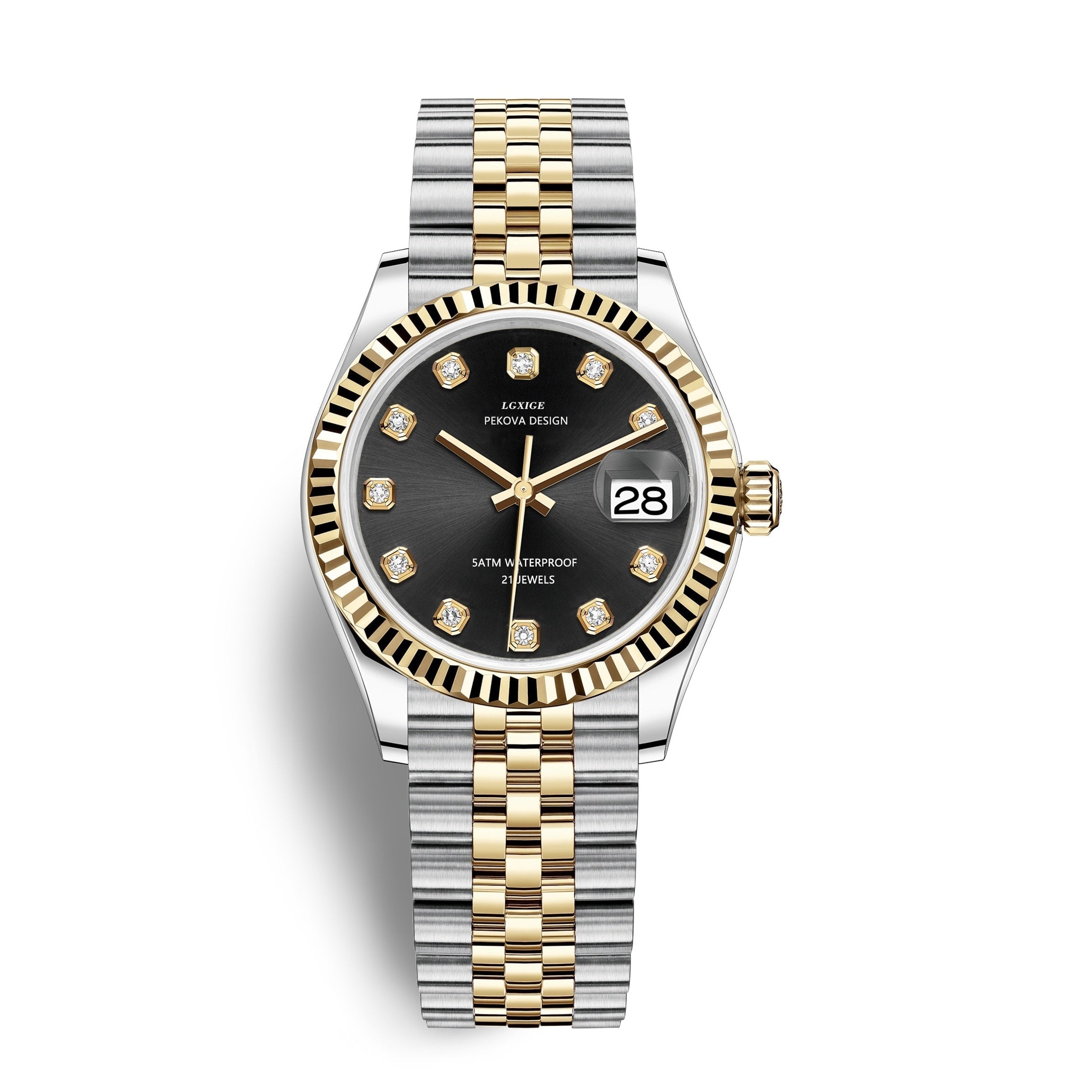 Nexa Armbanduhr aus Edelstahl mit klassischem Design