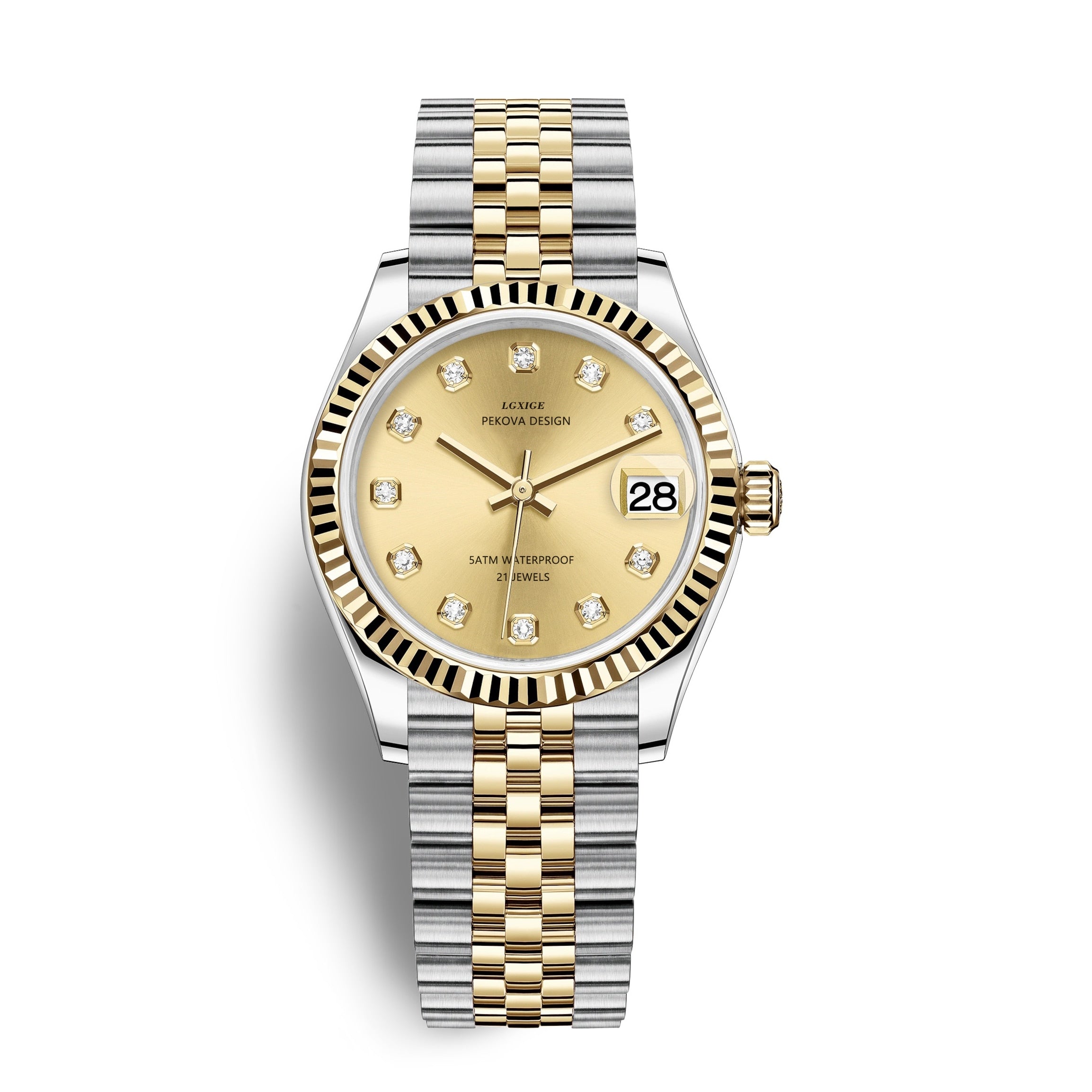 Nexa Armbanduhr aus Edelstahl mit klassischem Design