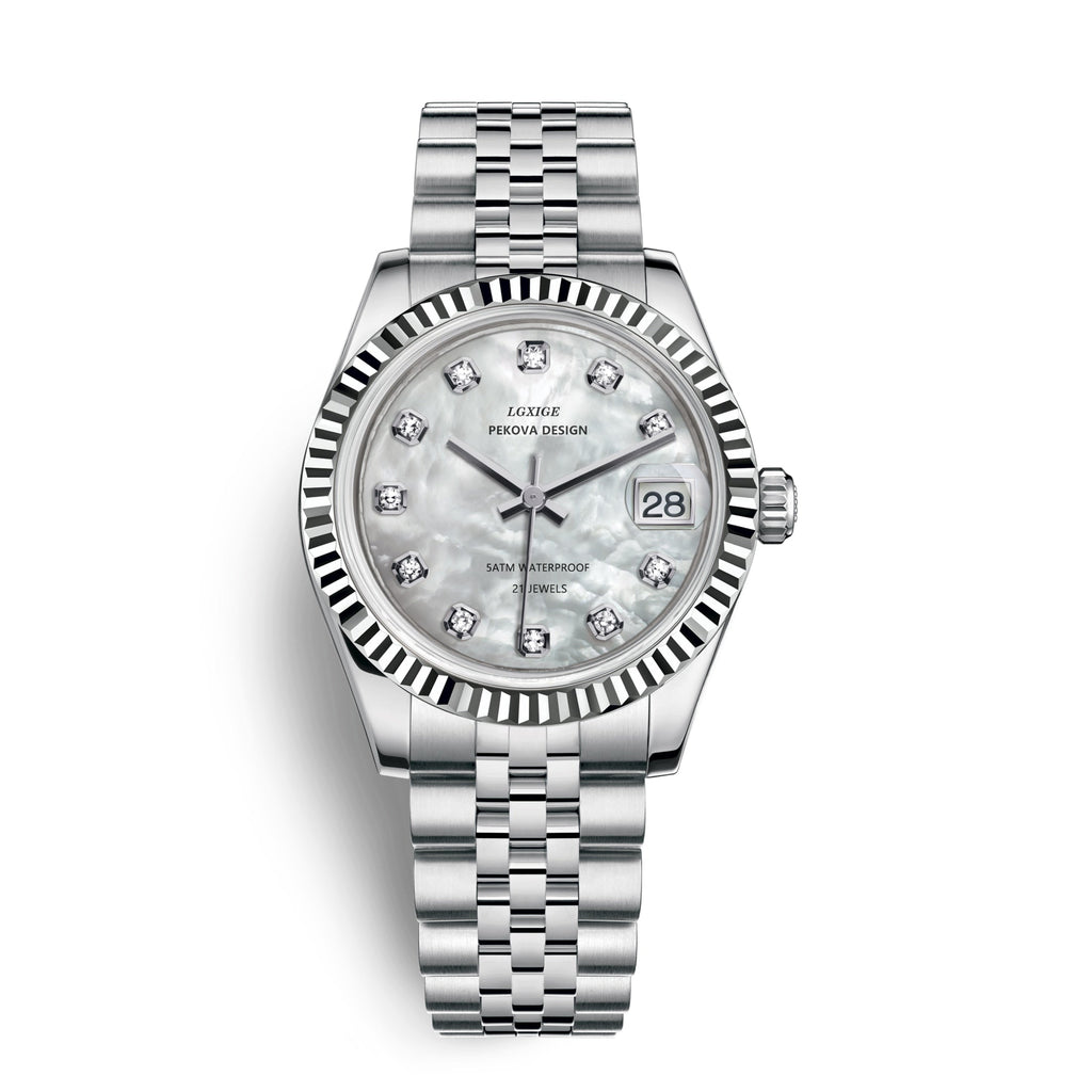 Nexa Armbanduhr aus Edelstahl mit klassischem Design