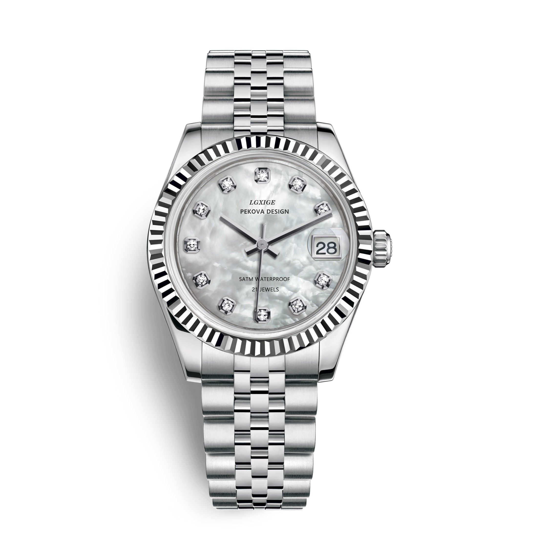 Nexa Armbanduhr aus Edelstahl mit klassischem Design