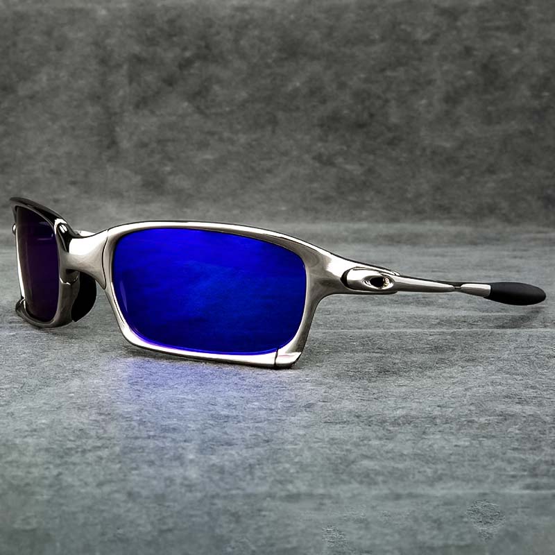 户外专家偏光运动矩形太阳镜 - UV400防护