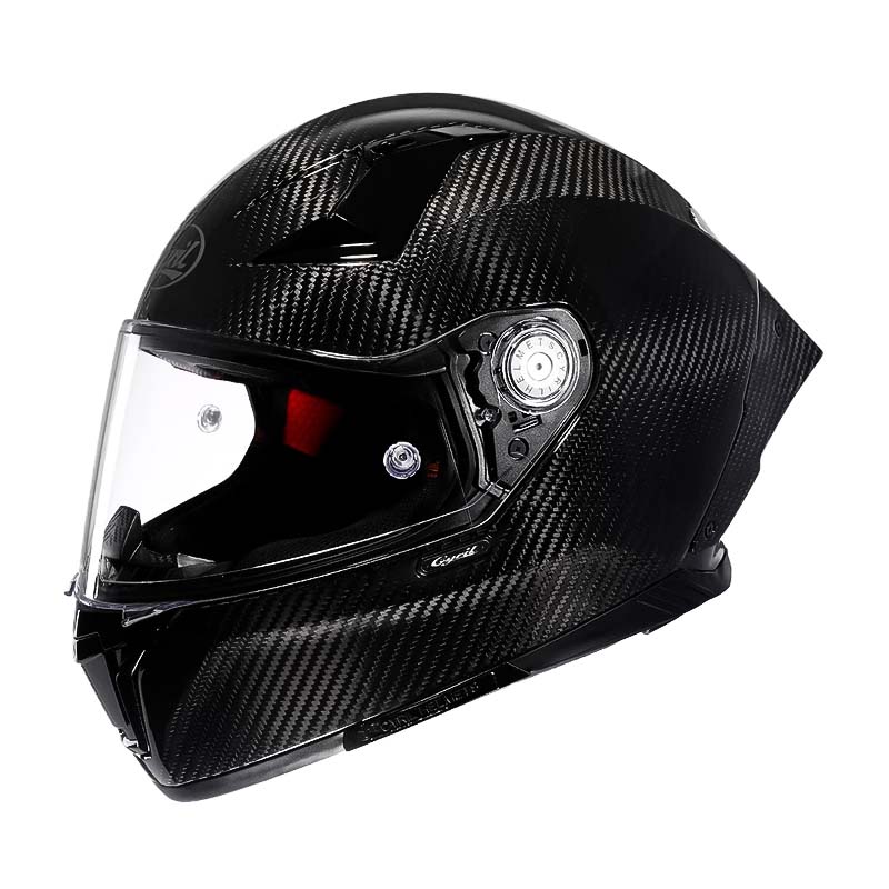 VeloCore Könnyű Szénszálas Teljes Arcú Motoros Sisak DOT ECE Jóváhagyással
