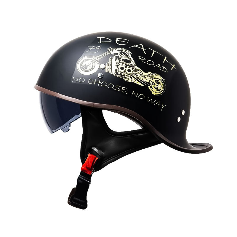 Retrostreet Yarım Kask Siperliği - DOT Onaylı