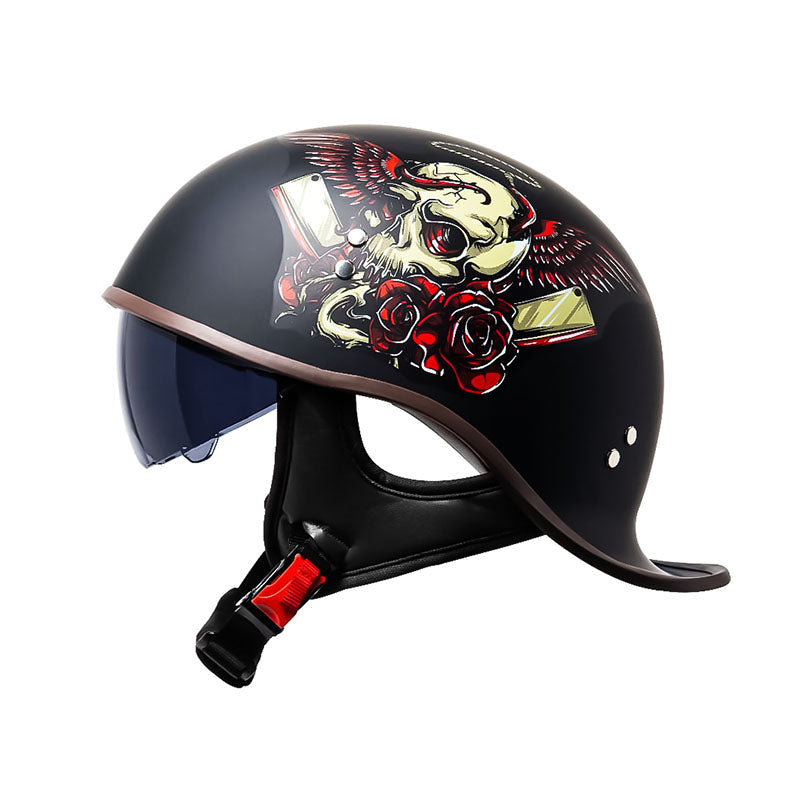 Retrostreet Yarım Kask Siperliği - DOT Onaylı