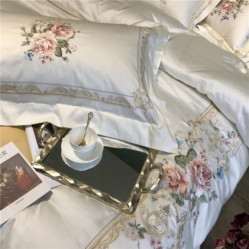 Set copripiumino Vintage Rose (Cotone egiziano, 600 TC)