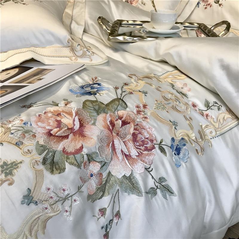 Set copripiumino Vintage Rose (Cotone egiziano, 600 TC)