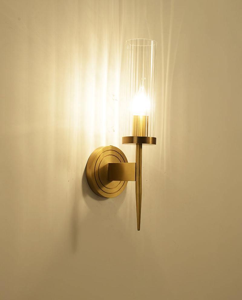 Elegante Vintage-Glaswandleuchte Vilaeisra — E14-Fassung, max. 15 W