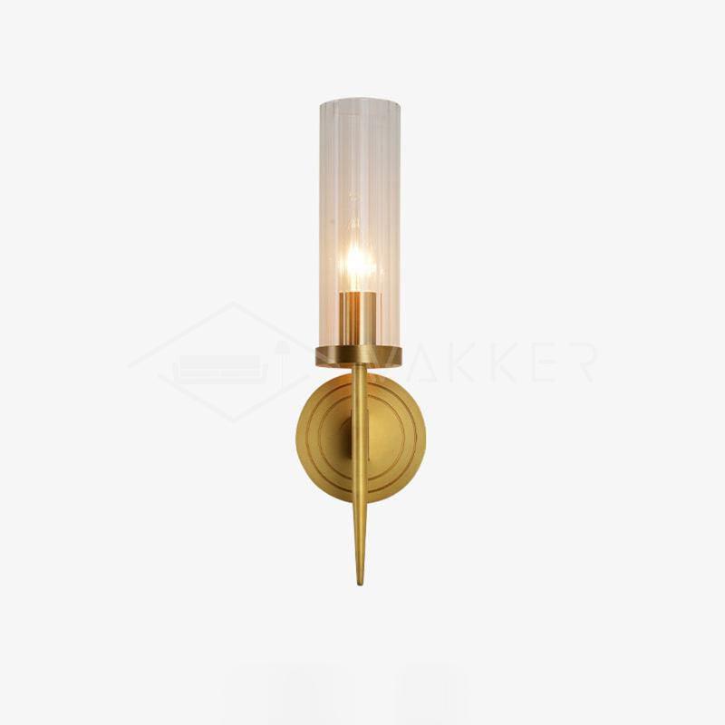 Elegante Vintage-Glaswandleuchte Vilaeisra — E14-Fassung, max. 15 W