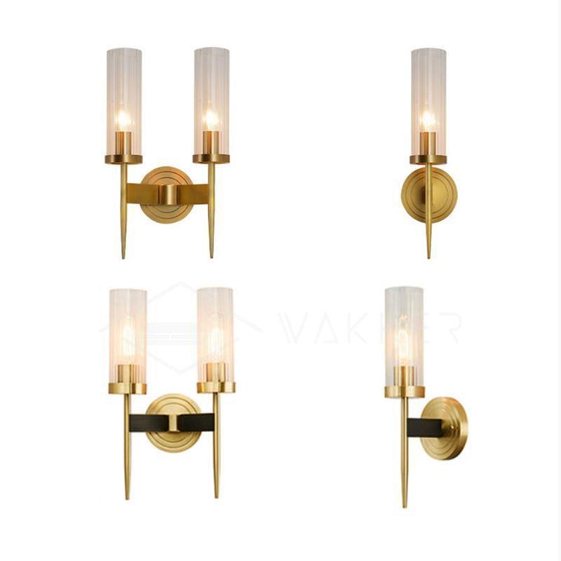 Elegante Vintage-Glaswandleuchte Vilaeisra — E14-Fassung, max. 15 W