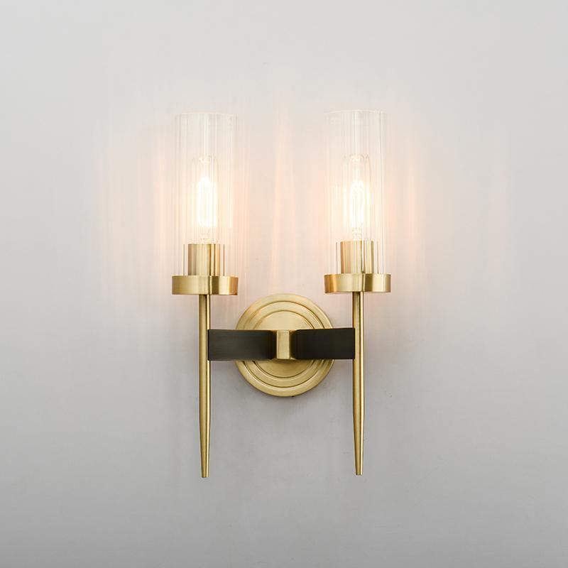 Elegante Vintage-Glaswandleuchte Vilaeisra — E14-Fassung, max. 15 W