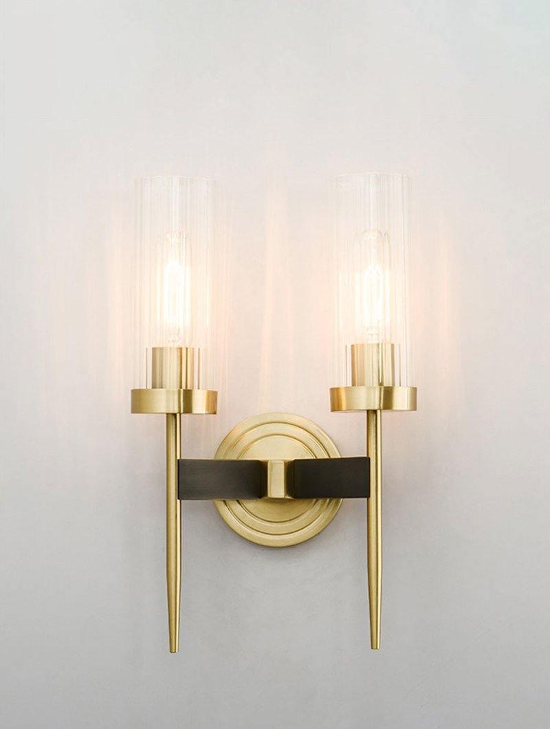 Elegante Vintage-Glaswandleuchte Vilaeisra — E14-Fassung, max. 15 W