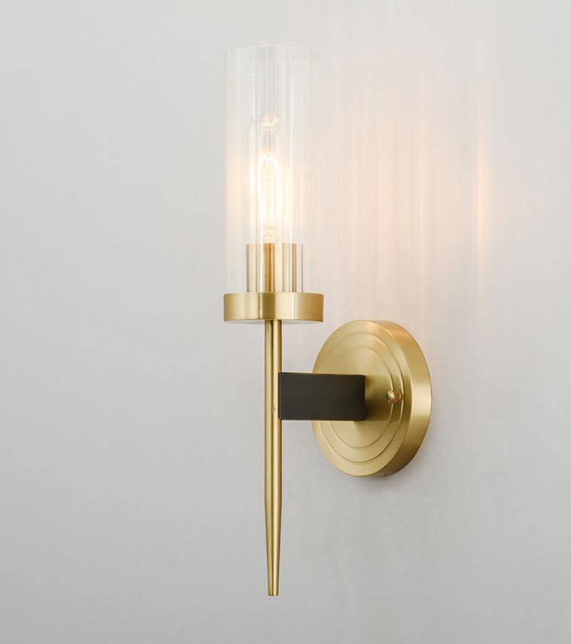 Elegante Vintage-Glaswandleuchte Vilaeisra — E14-Fassung, max. 15 W