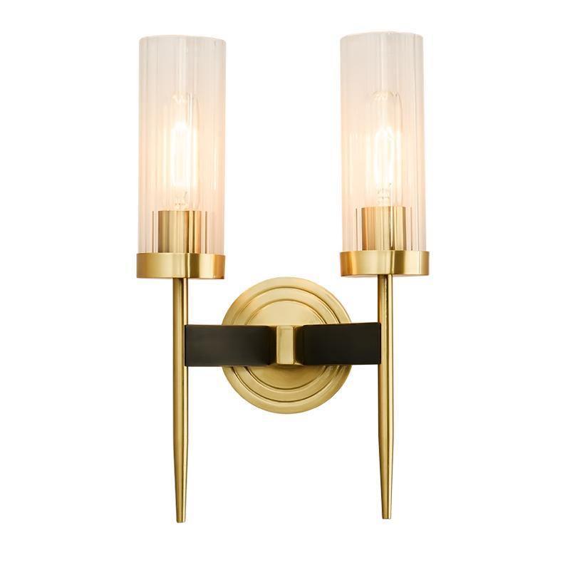 Elegante Vintage-Glaswandleuchte Vilaeisra — E14-Fassung, max. 15 W