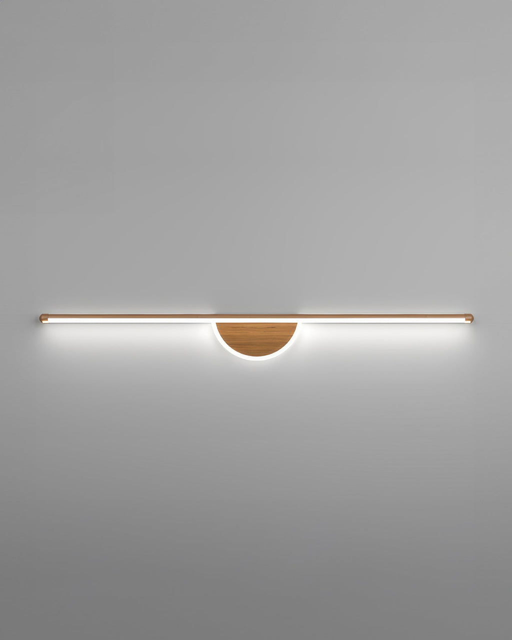 Wooden Arc Modern Wall Lamp